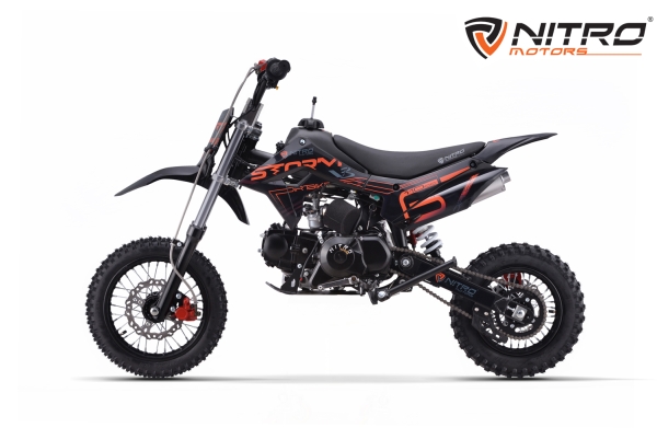 NITRO MOTORS 110cc Kinder Dirtbike Storm V3 BRX 12/10 4-Gang